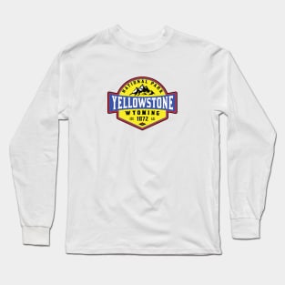 Yellowstone National Park Wyoming Camping Hiking Climbing Long Sleeve T-Shirt